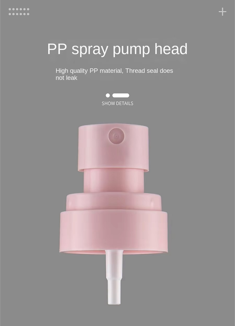 22 Thread Diameter Cylindrical Shape Fine Mist Spray Bottle