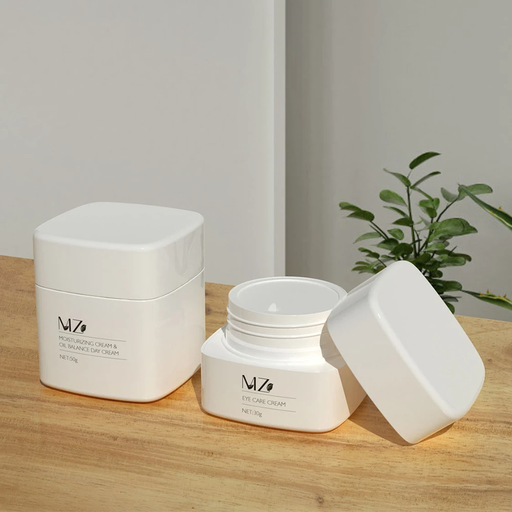 30g 50g Square Body Butter Face Cream Cosmetic Jars With Lid