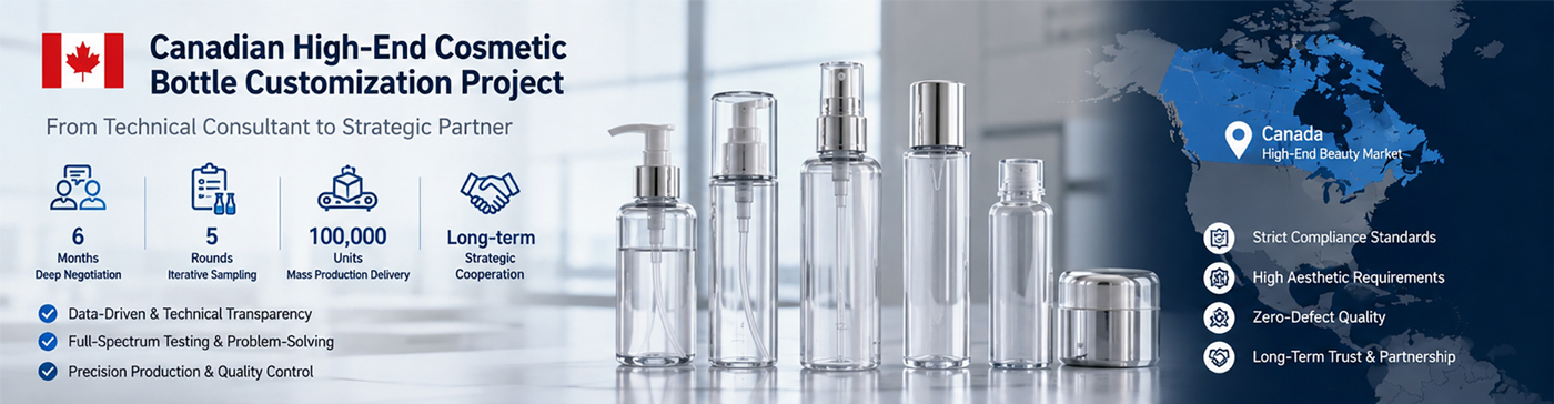 Custom Cosmetic Plastic Bottles for Canadian Beauty Brands | High-End Packaging Case Study