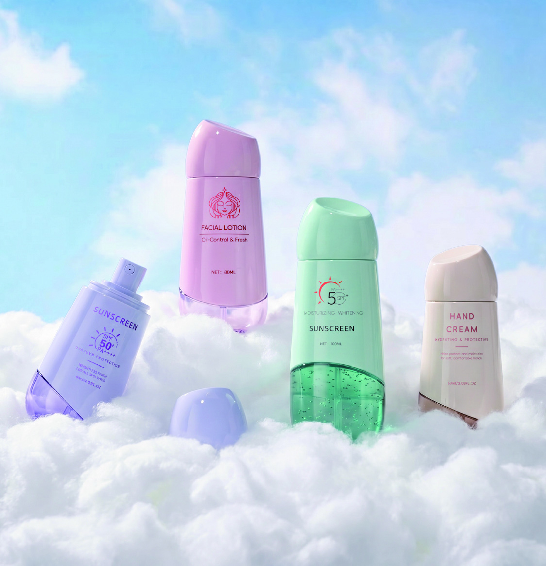 Patented Unique Design 60-100ML Mist Spray Bottle for Skincare Beauty Products